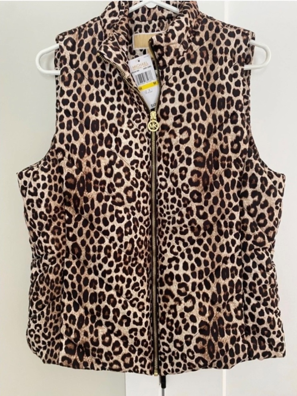 Michael Michael Kors Leopard Light Weight Fall Vest